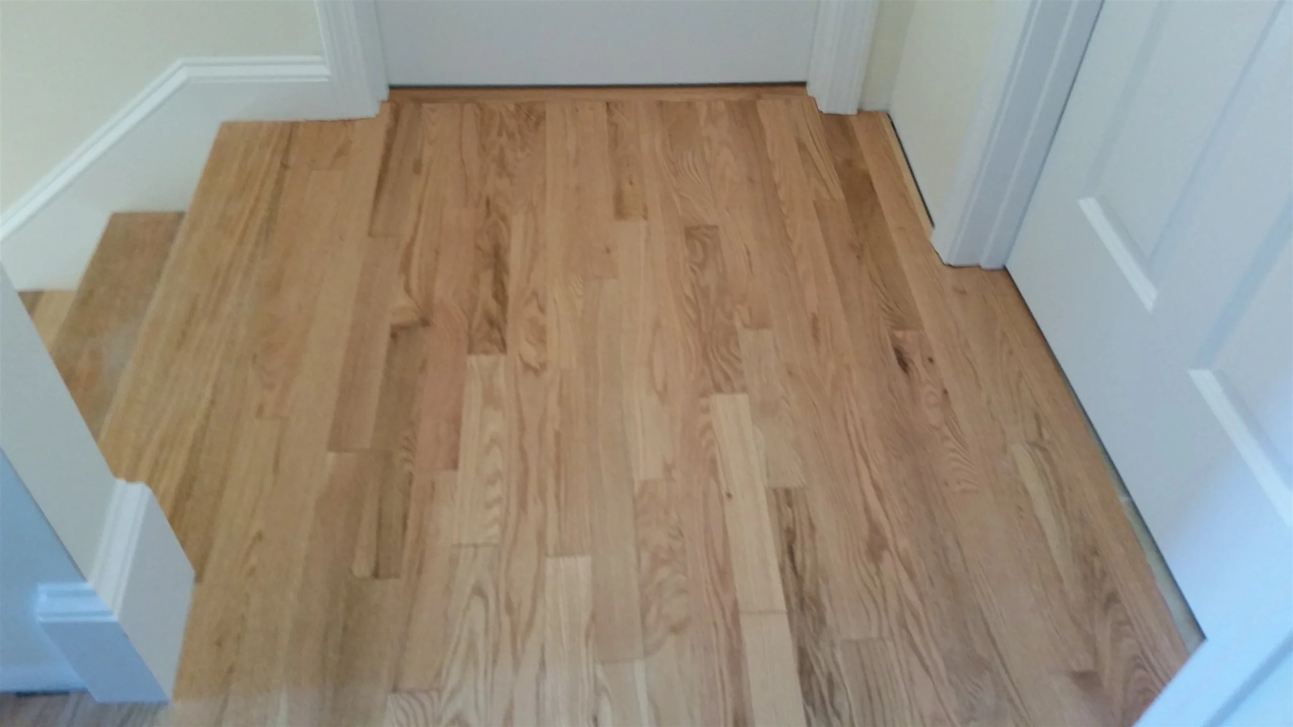 Hardwood floor and stair installation by All About Flooring, Derry NH
