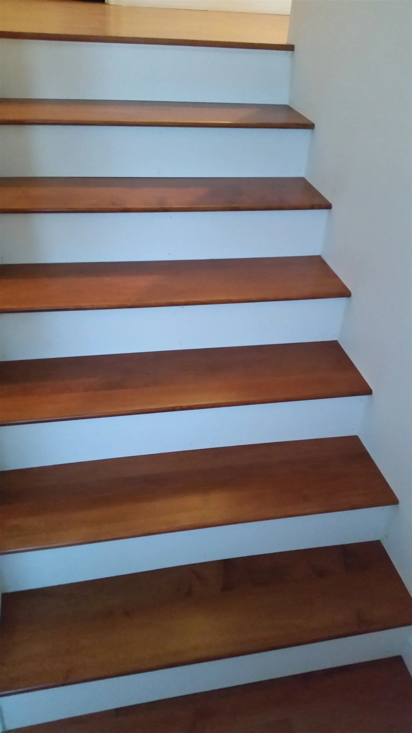 Hardwood floor and stair installation by All About Flooring, Derry NH