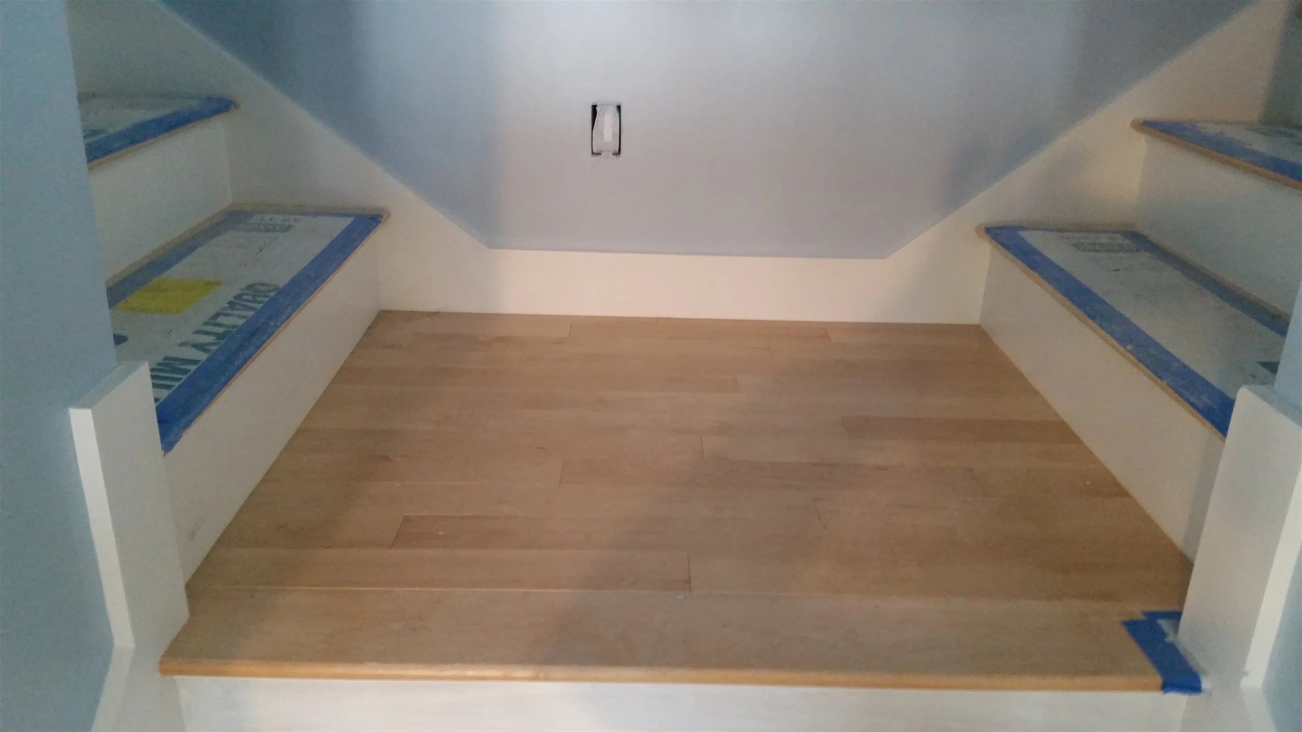 Hardwood stair treads