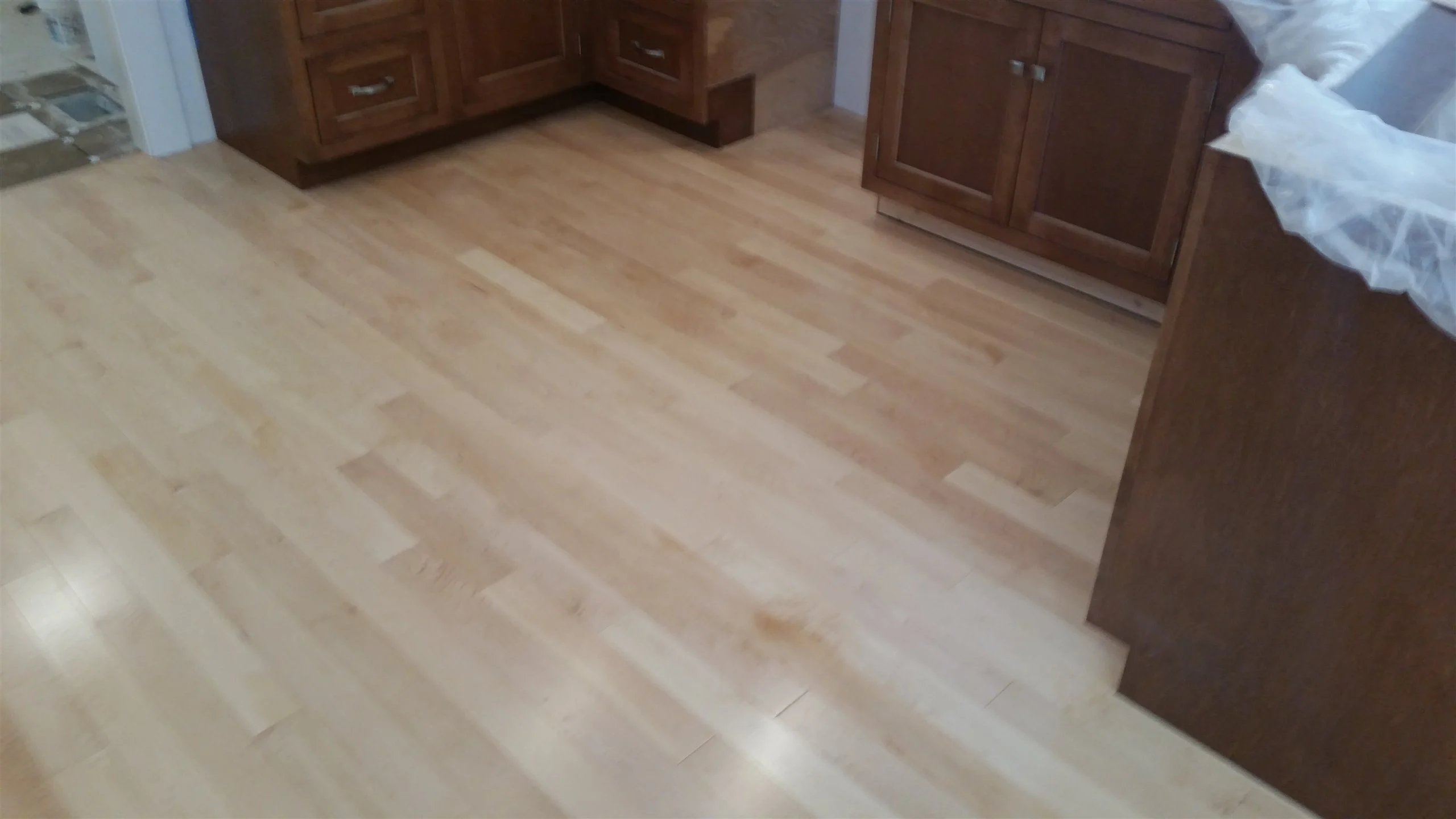 Hardwood floor and stair installation by All About Flooring, Derry NH