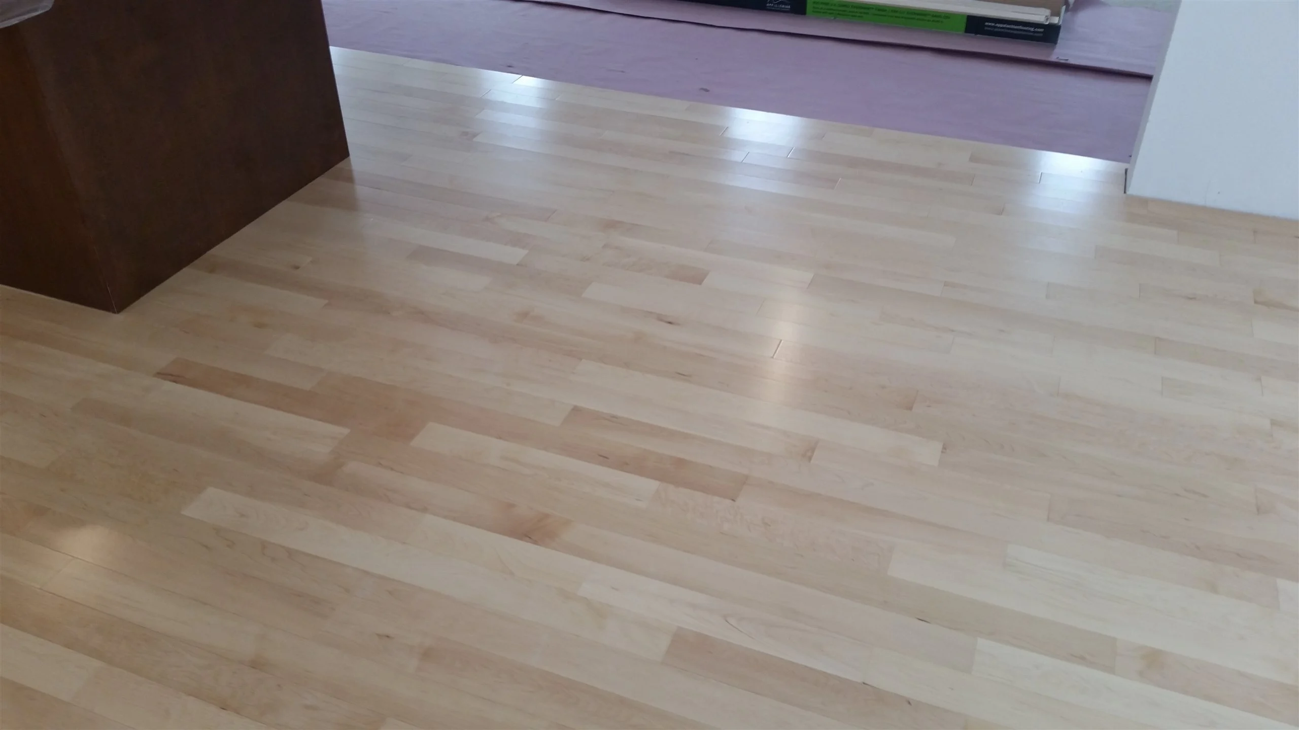 Hardwood floor and stair installation by All About Flooring, Derry NH