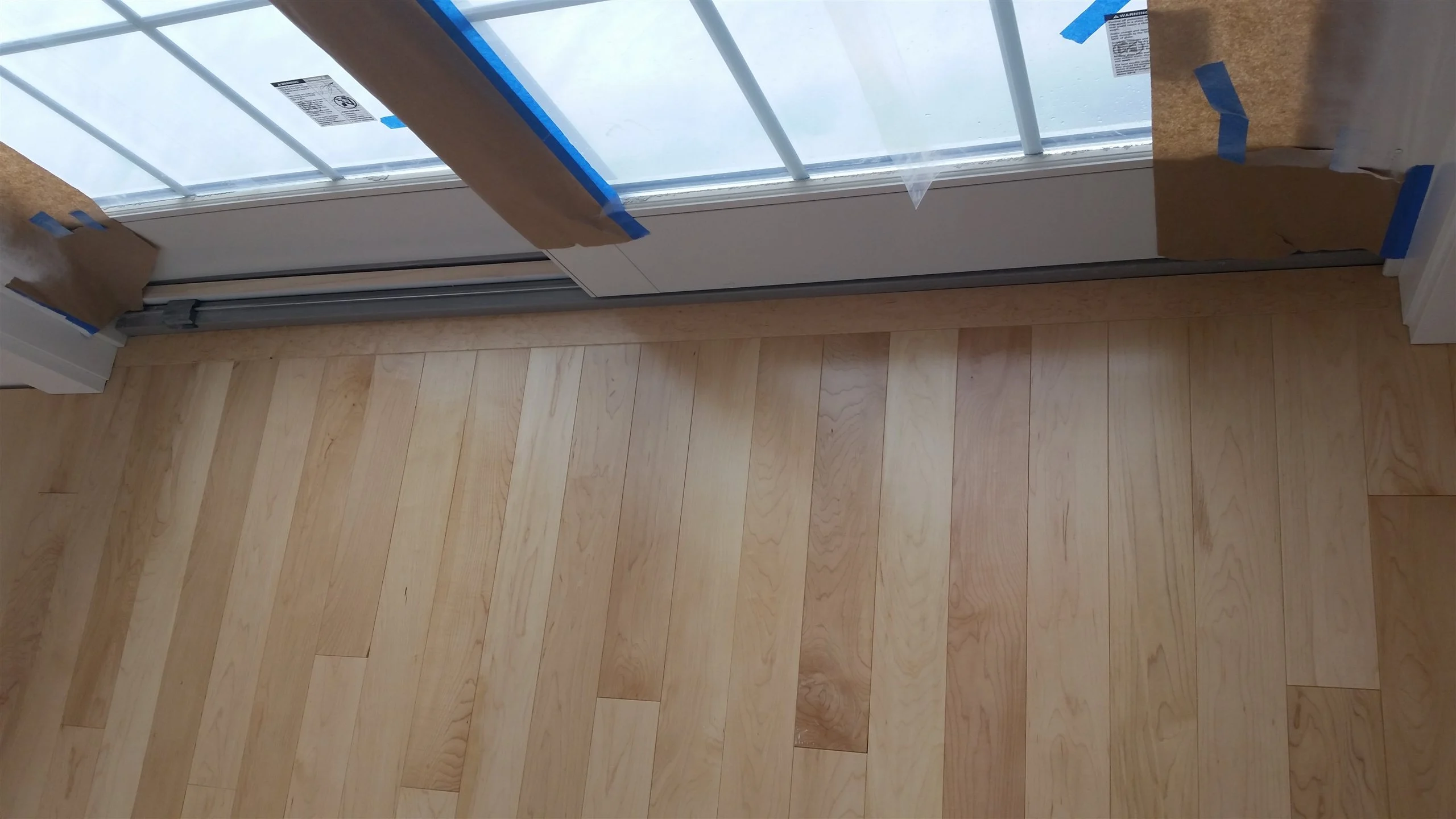 Hardwood floor and stair installation by All About Flooring, Derry NH
