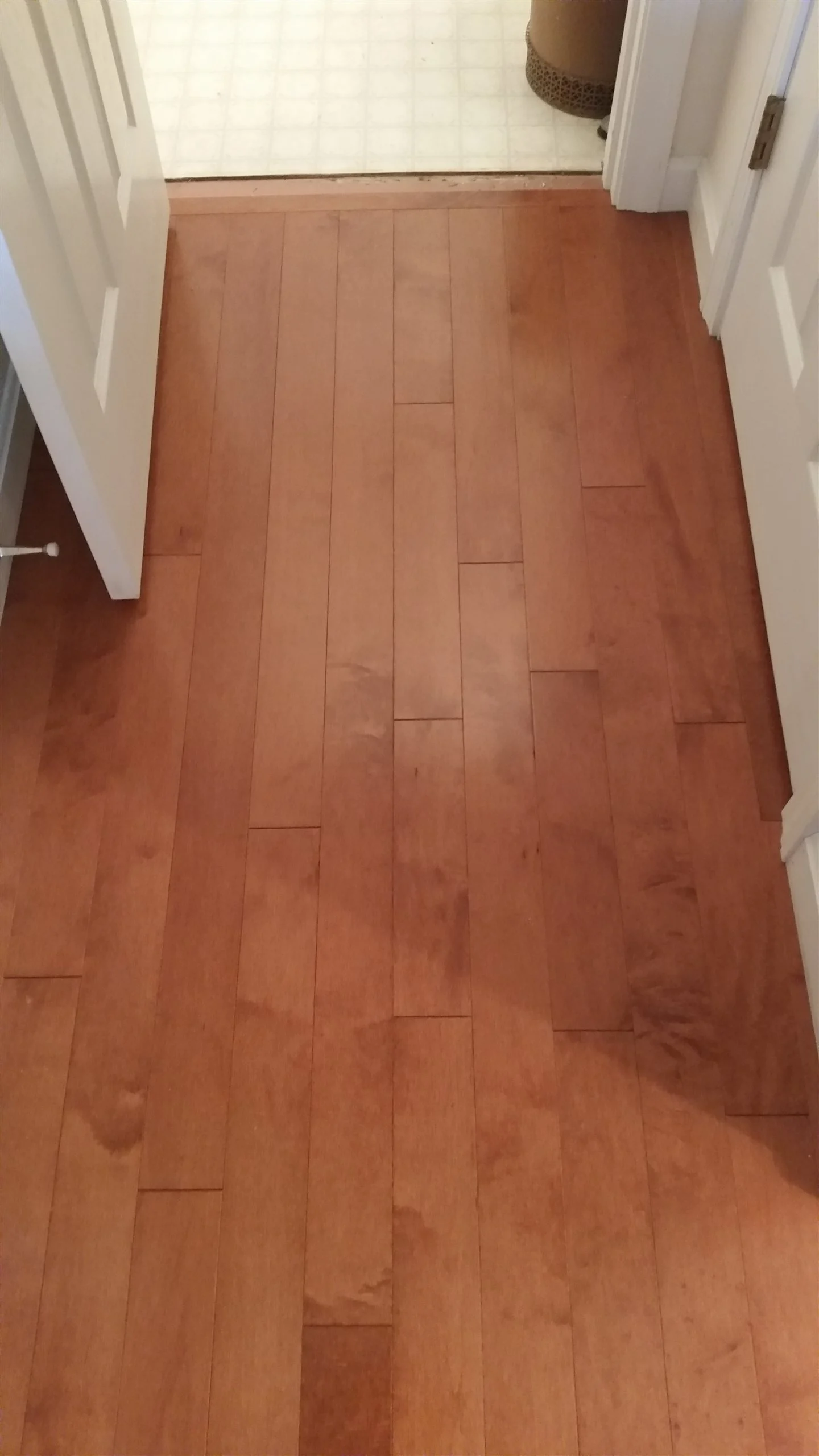 Hardwood floor and stair installation by All About Flooring, Derry NH