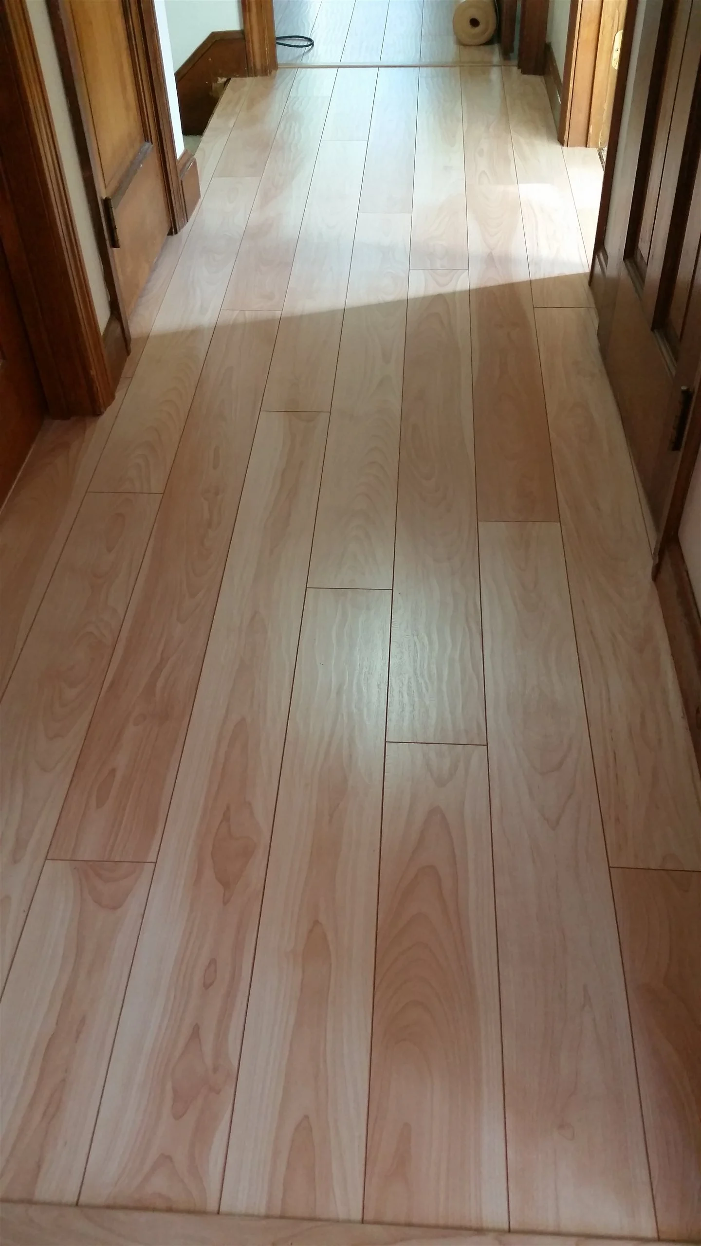 Hardwood floor and stair installation by All About Flooring, Derry NH