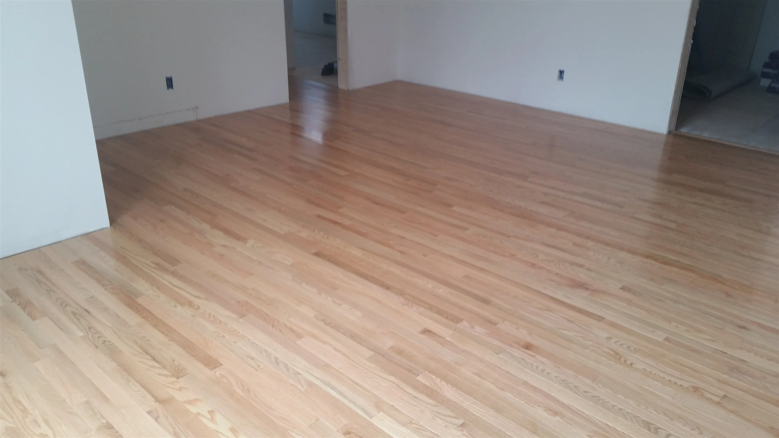 Hardwood floor and stair installation by All About Flooring, Derry NH