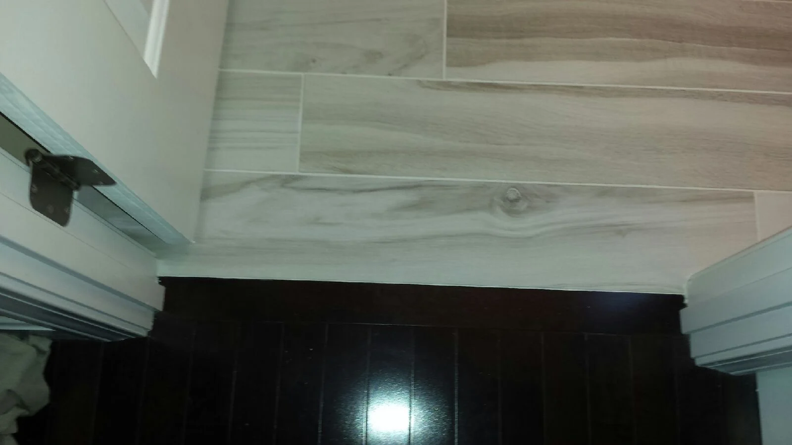 Tile floor and wall installation by All About Flooring, Derry NH
